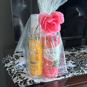 St. Ives face Mist and daily cleanserSet with Pink Flower new